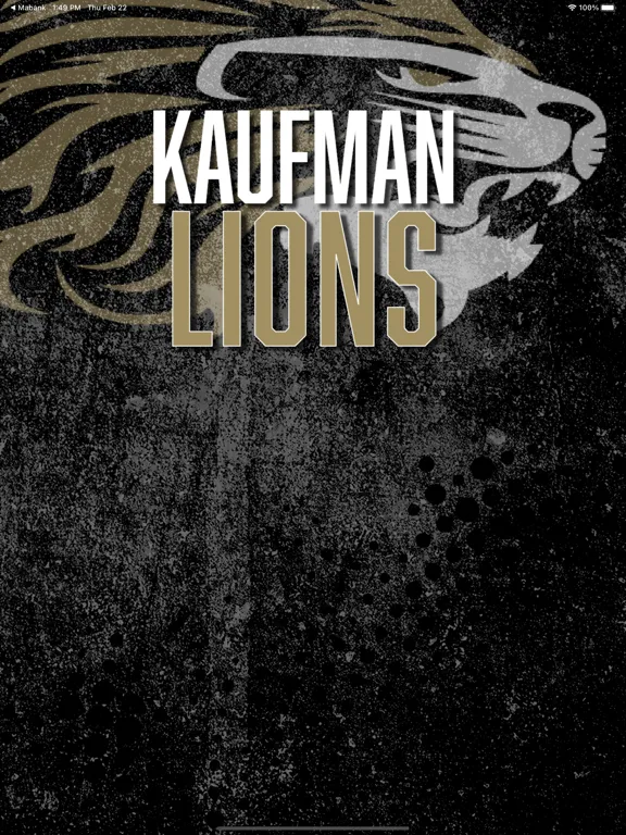 Kaufman Lions Athletics iPad  Ekran Görüntüleri