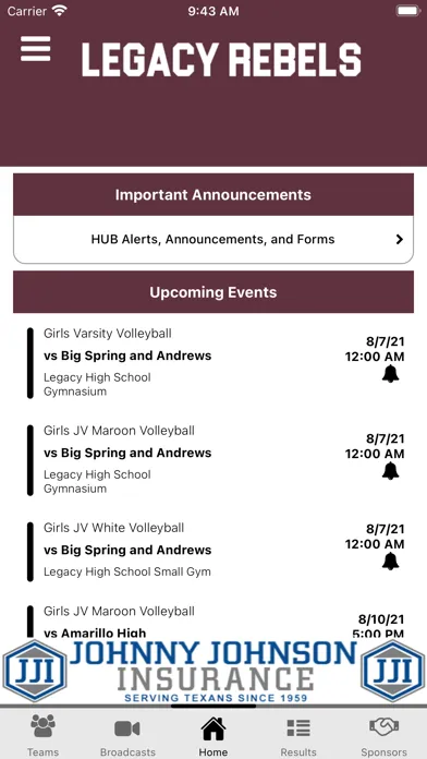 Midland ISD Athletics Screenshots