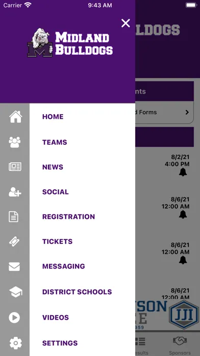 Midland ISD Athletics Screenshots