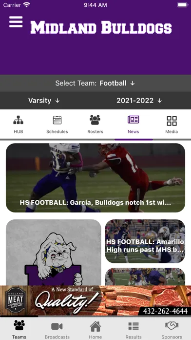 Midland ISD Athletics Screenshots