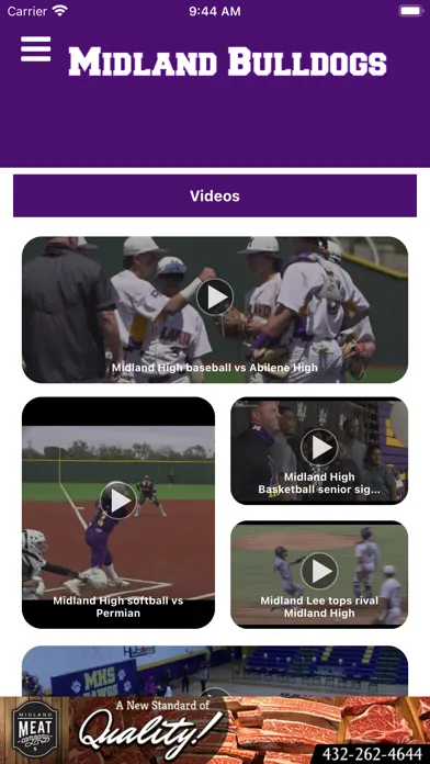 Midland ISD Athletics Screenshots