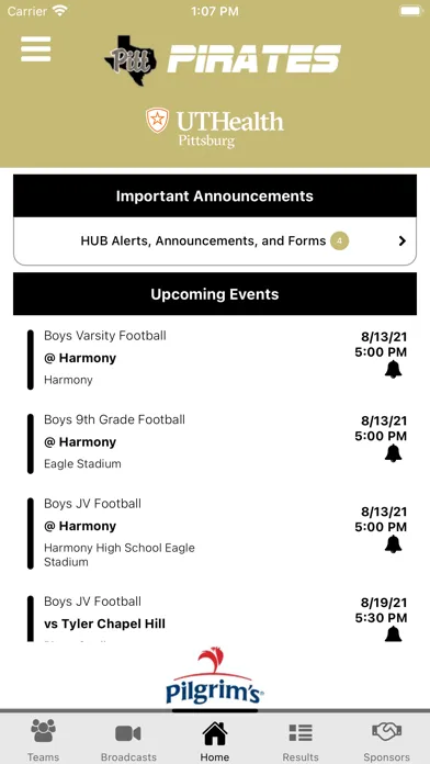 Pittsburg Athletics Screenshots