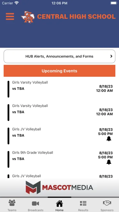 Capturas de pantalla de San Angelo ISD Athletics