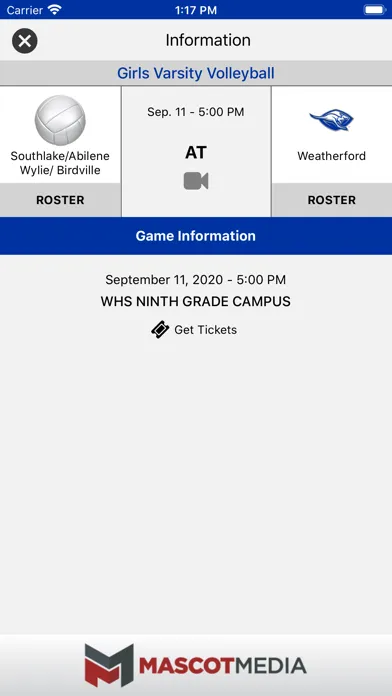 Weatherford Athletics স্ক্রিনশট