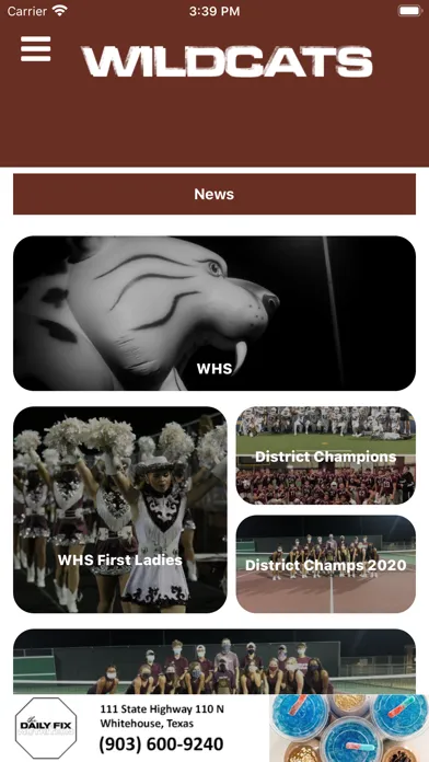 Whitehouse ISD Wildcats Screenshots