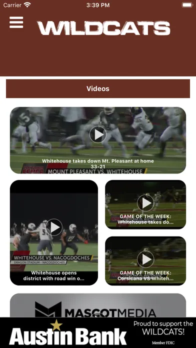 Whitehouse ISD Wildcats Screenshots