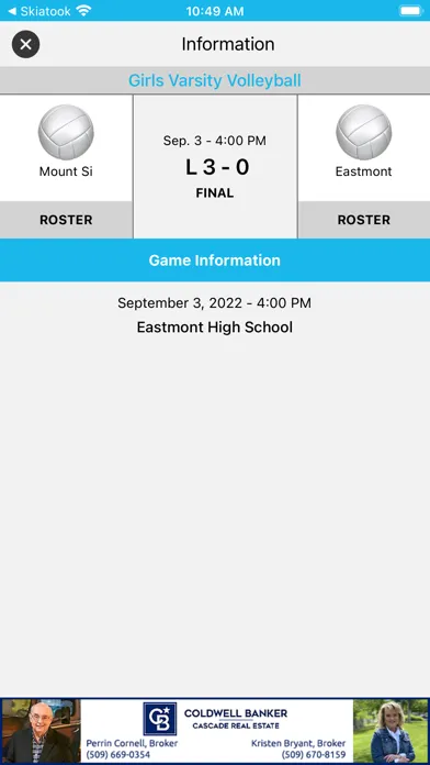 Screenshot di Eastmont Wildcats Athletics