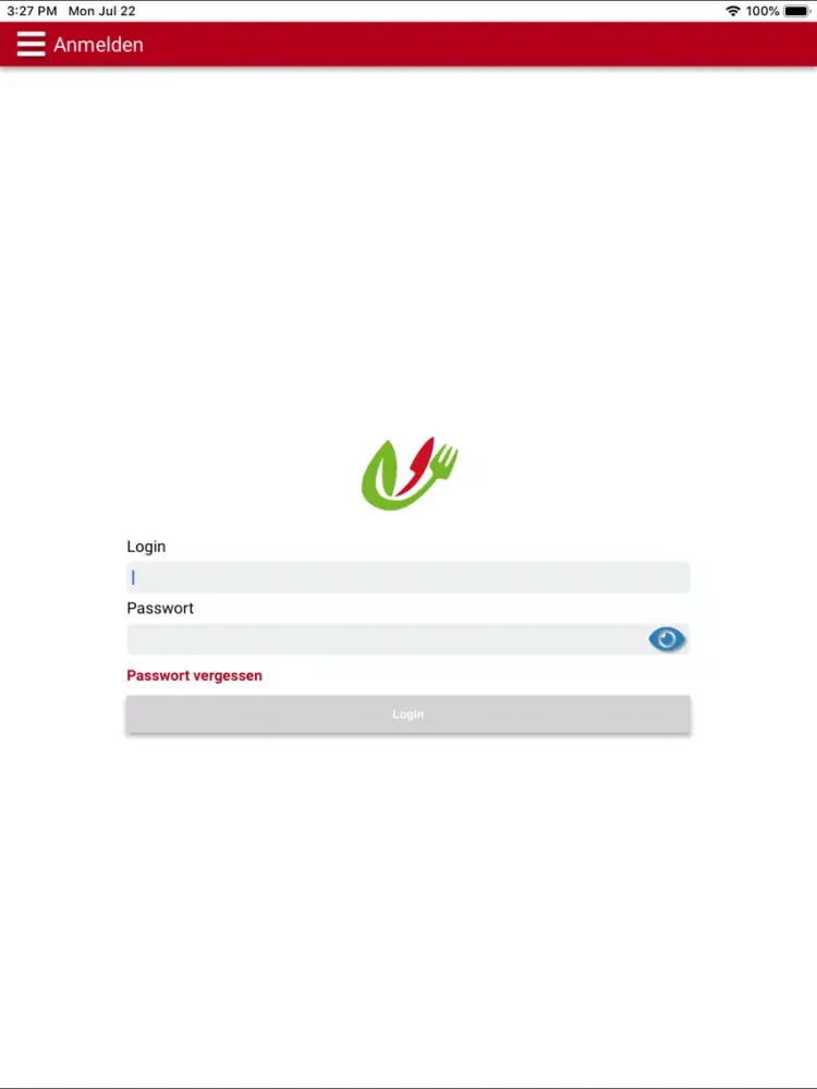 Tangkapan layar BesserEssen GmbH iPad 
