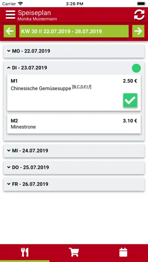 Tangkapan layar BesserEssen GmbH