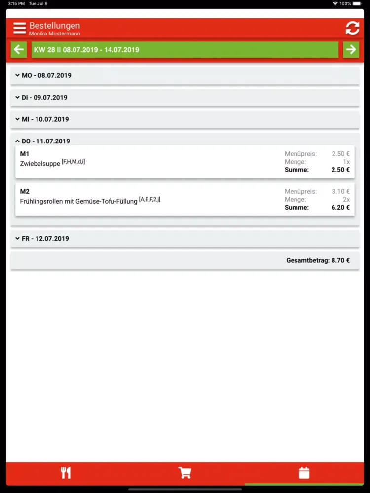 صور Mein Menü AWO "Küche mit Herz" iPad 