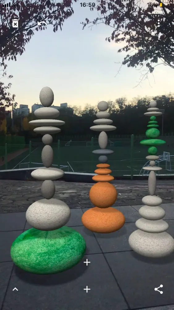 Tangkapan skrin Zen Stone AR