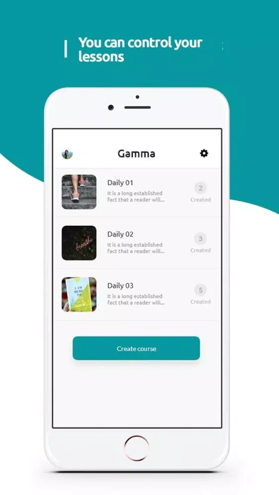ภาพหน้าจอของ Gamma Course