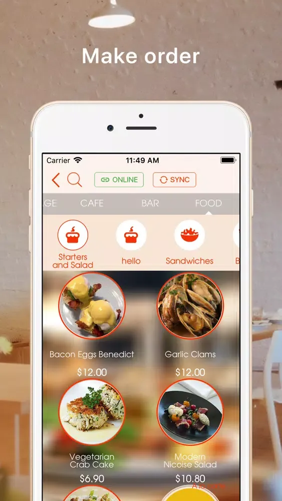 iRestaurant Point-of-Sale Ekran Görüntüleri