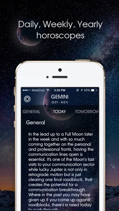 Screenshot di Zodiak - Daily, Weekly, Yearly,  Horoscope