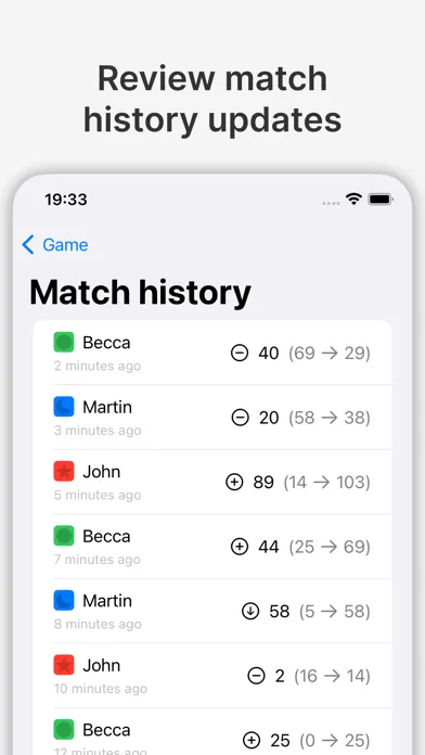 Zrzuty ekranu Score Keeper: Track Points
