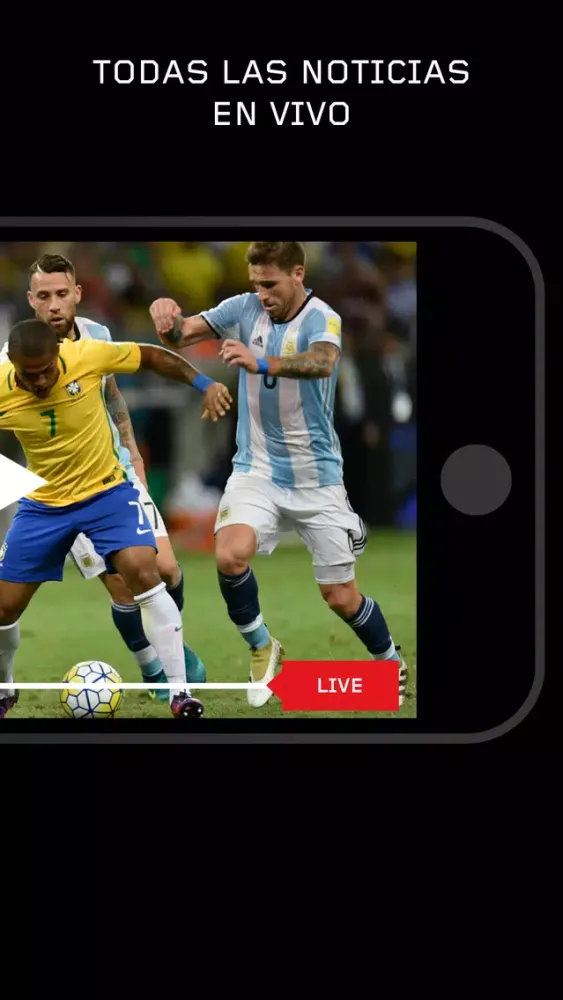 Tangkapan layar Argentina TV Live AF