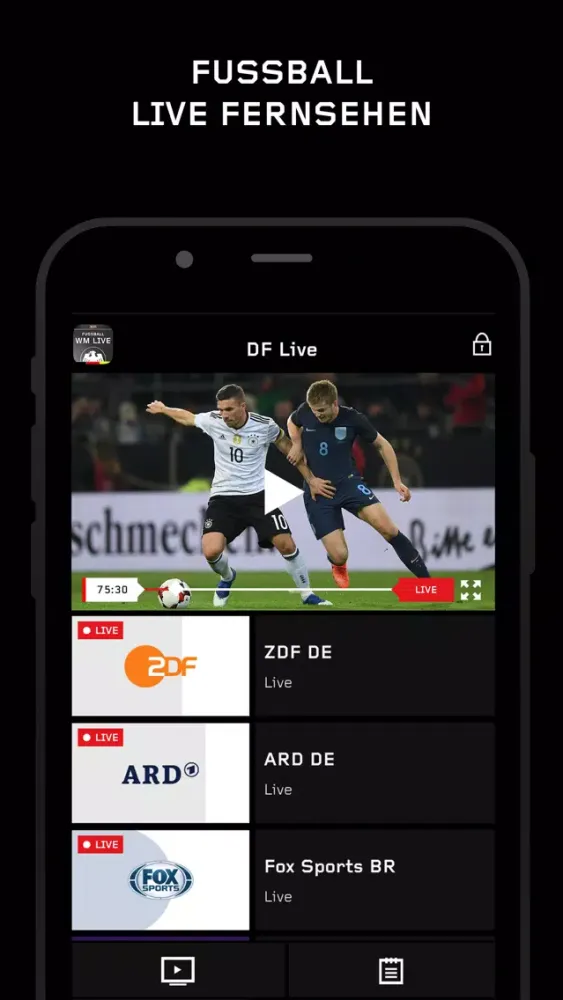 Скриншоты Bundesliga TV Live Stream DF