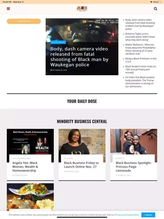 Minority News Network iPad  Ekran Görüntüleri