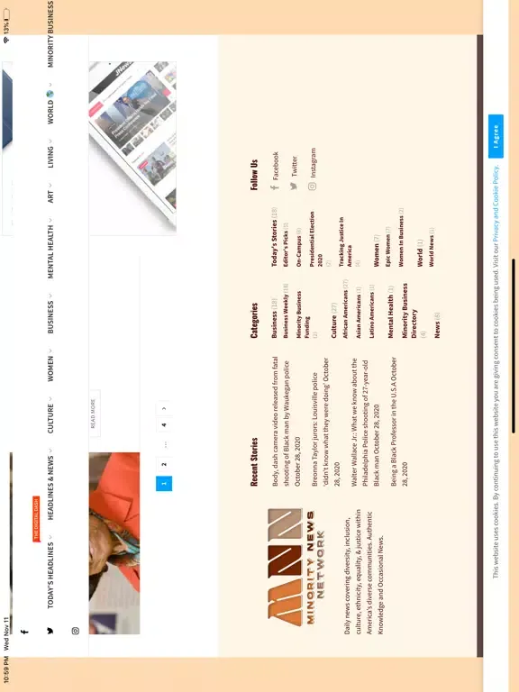 Minority News Network iPad  Ekran Görüntüleri