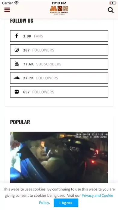 Minority News Network Ekran Görüntüleri