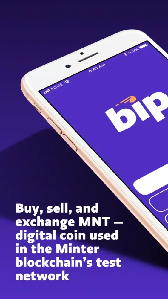 Ảnh chụp màn hình của BIP Wallet Testnet