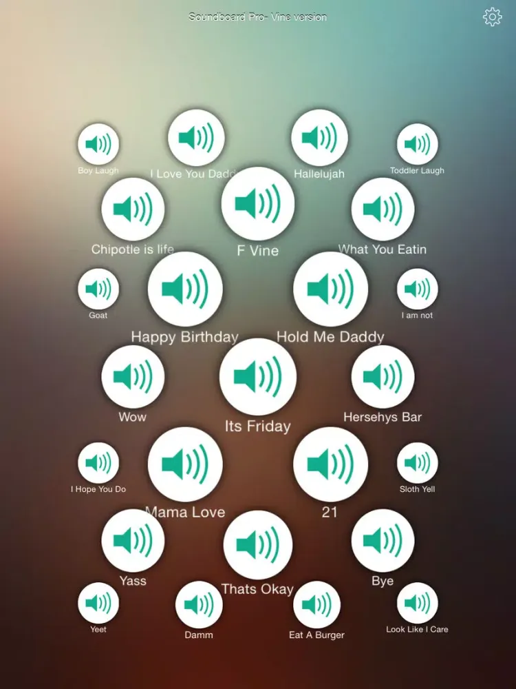 Soundboard Pro- Vine version iPad 应用截图