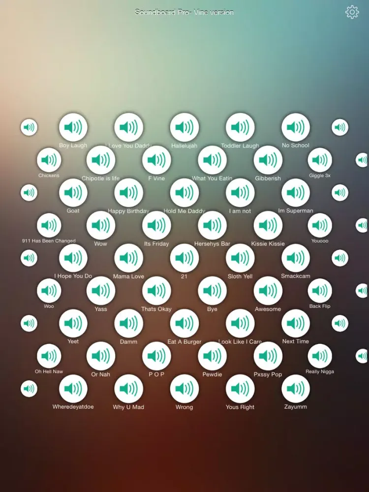 Soundboard Pro- Vine version iPad 应用截图