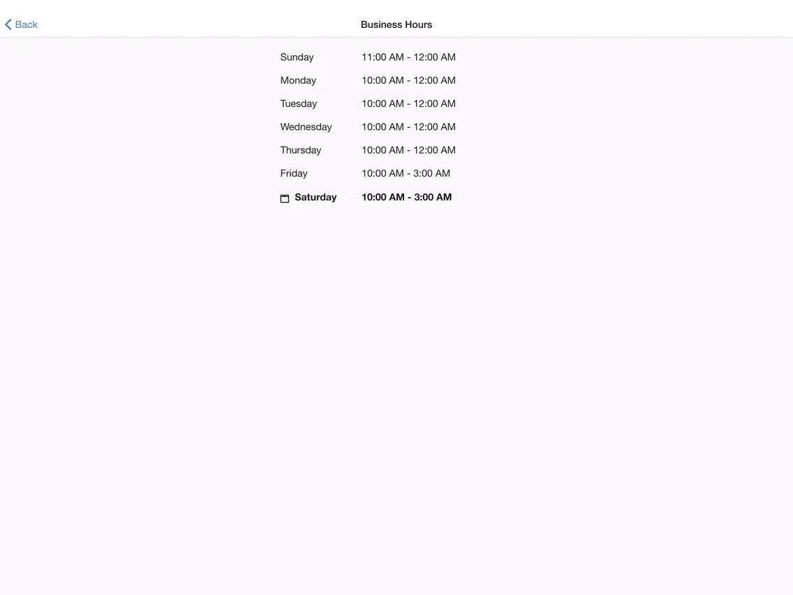 Famous Pizza New Haven iPad  سکرین شاٹس