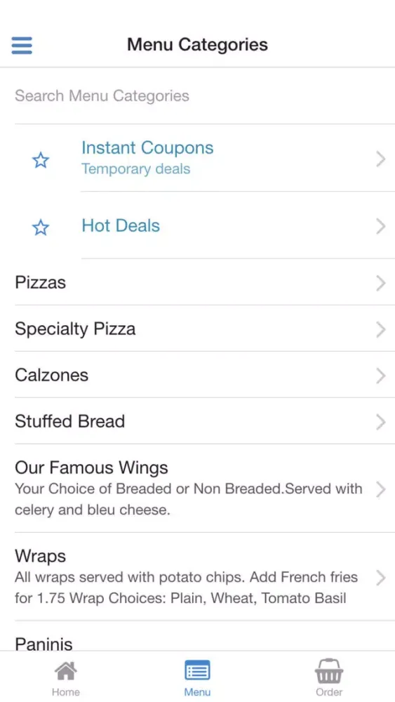 Famous Pizza New Haven سکرین شاٹس