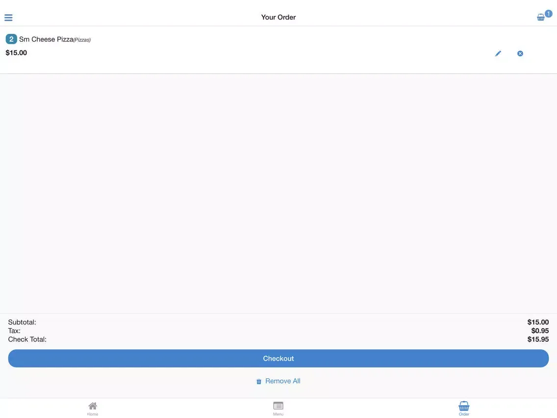 Pizza Haven iPad  Ekran Görüntüleri