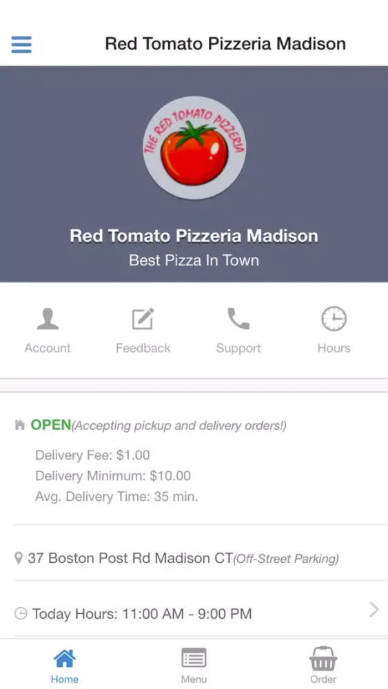 Red Tomato Pizzeria Madison Screenshots