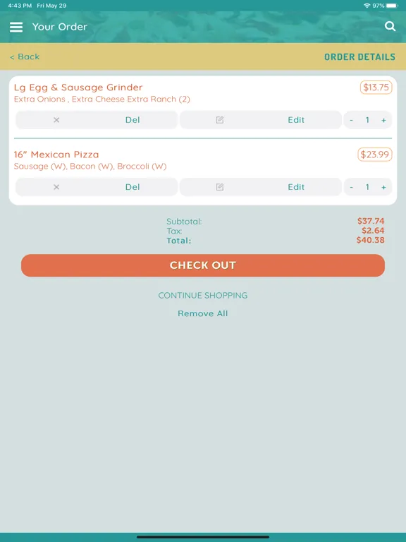 Pizza Pub Centerbrook CT iPad  سکرین شاٹس