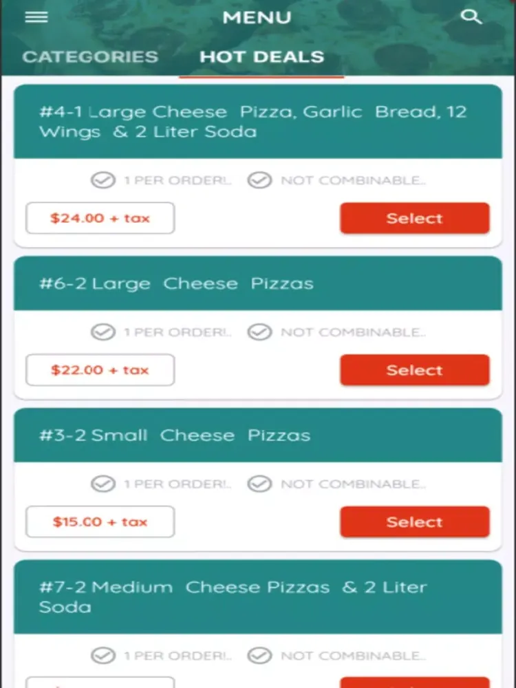 Classic Pizza Philadelphia PA iPad  سکرین شاٹس