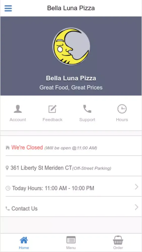 Bella Luna Pizza स्क्रीनशॉट