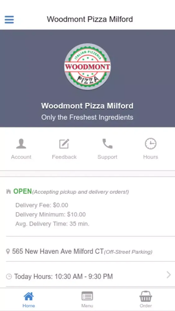 Скриншоты Woodmont Pizza Milford