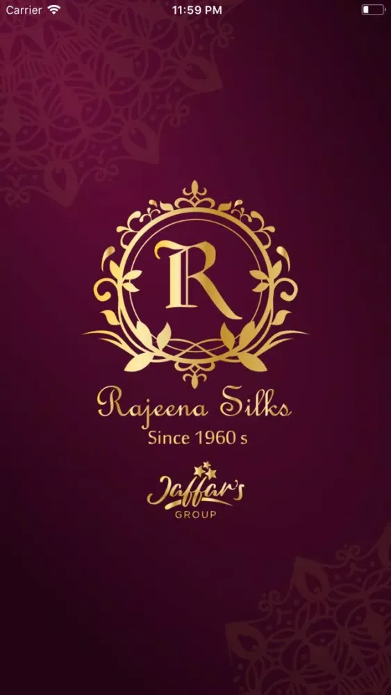 Capturas de tela do Rajeena Silks