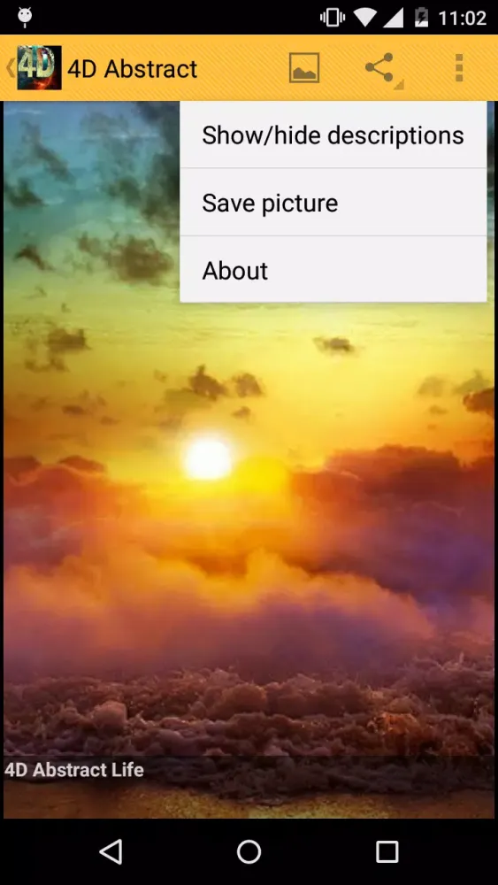 Capturas de tela do Keep Calm 4D Abstract