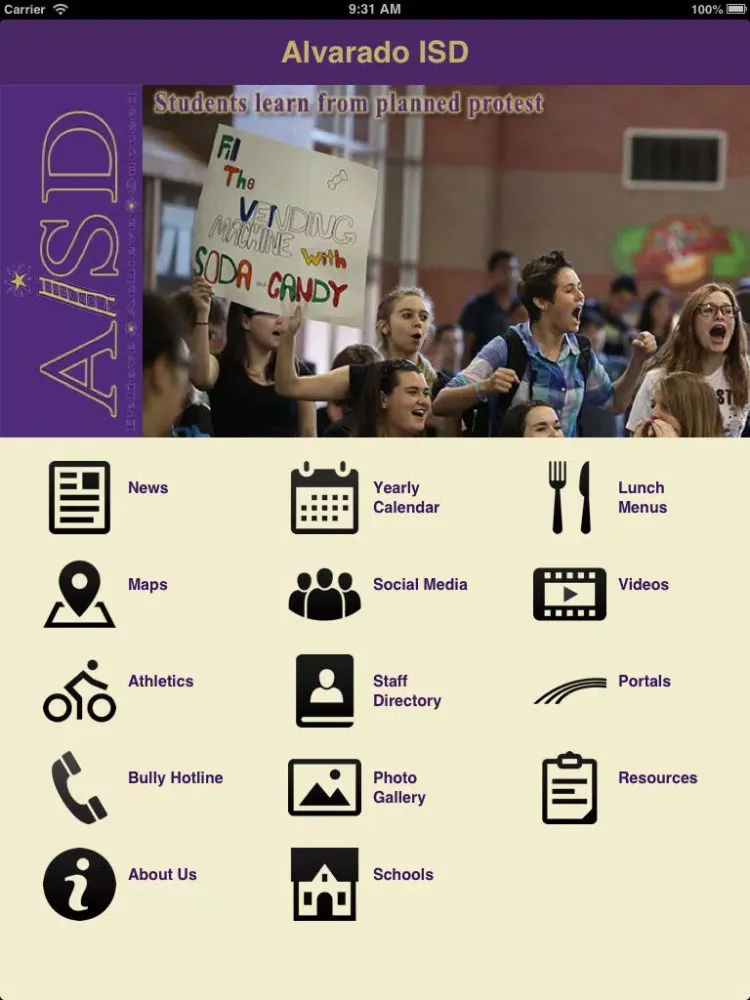 Alvarado Ind School District iPad  スクリーンショット