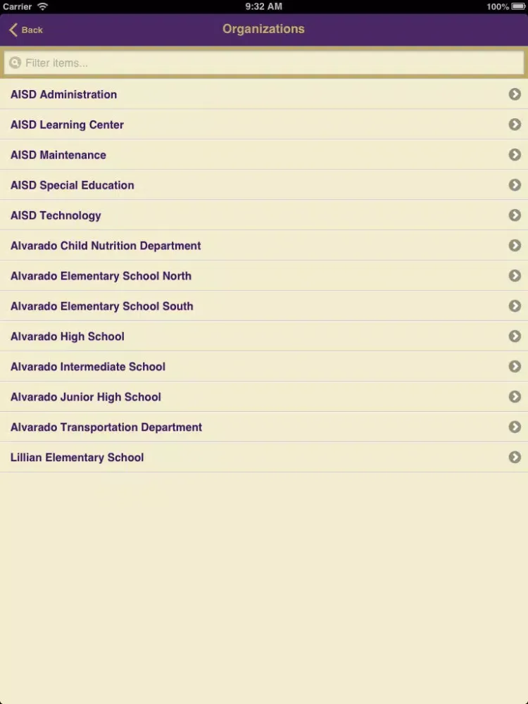 Alvarado Ind School District iPad  スクリーンショット