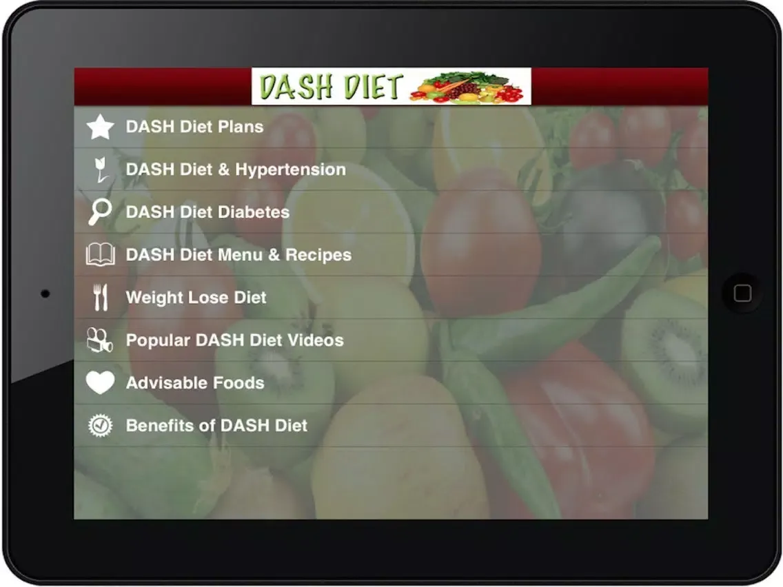 Screenshot di DASH Diet: Pain Free Lose Weight and Healthy Diet iPad 