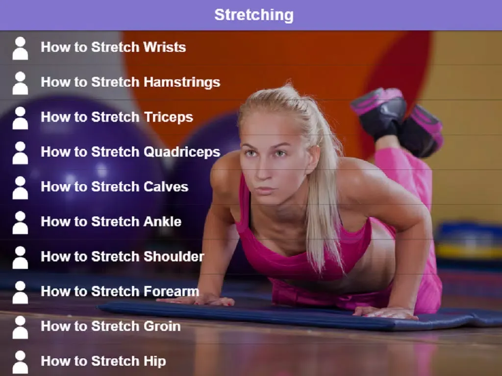 Stretching Exercises - Learn How To Stretch iPad 应用截图