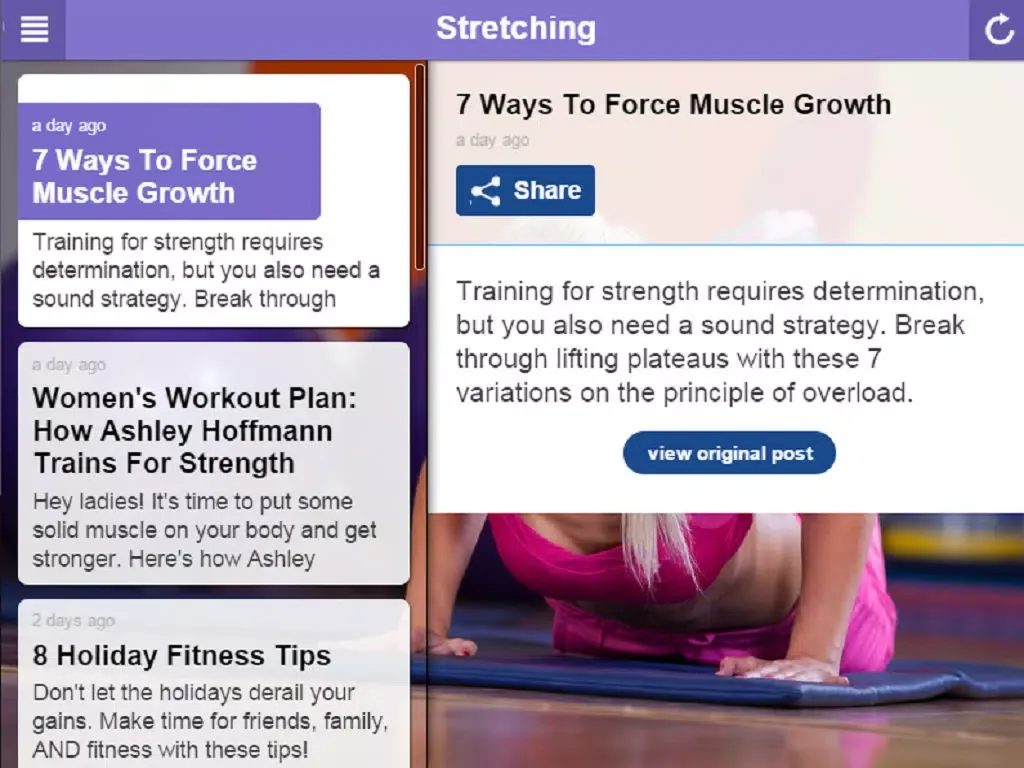 Stretching Exercises - Learn How To Stretch iPad 应用截图