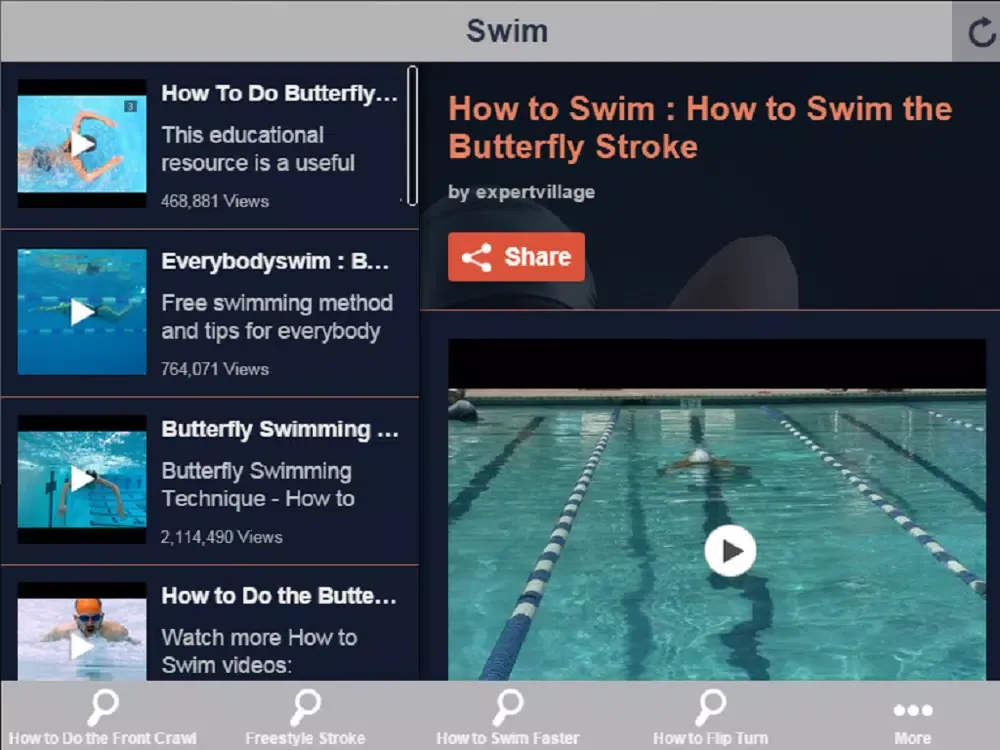 Swim Lessons - Learn How to Swim Easily iPad  Screenshots