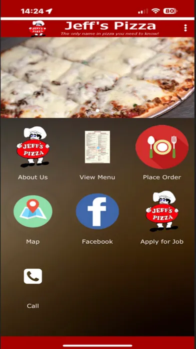 Zrzuty ekranu Jeff's Pizza