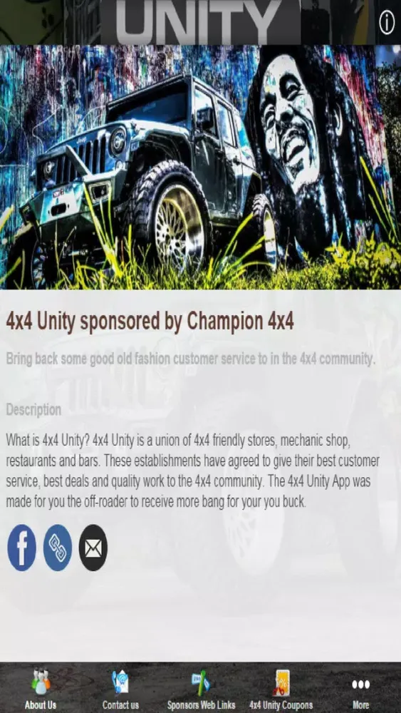 Capturas de tela do 4x4 Unity