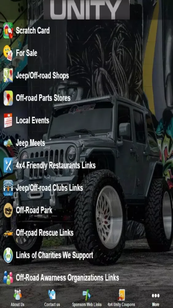 Capturas de tela do 4x4 Unity