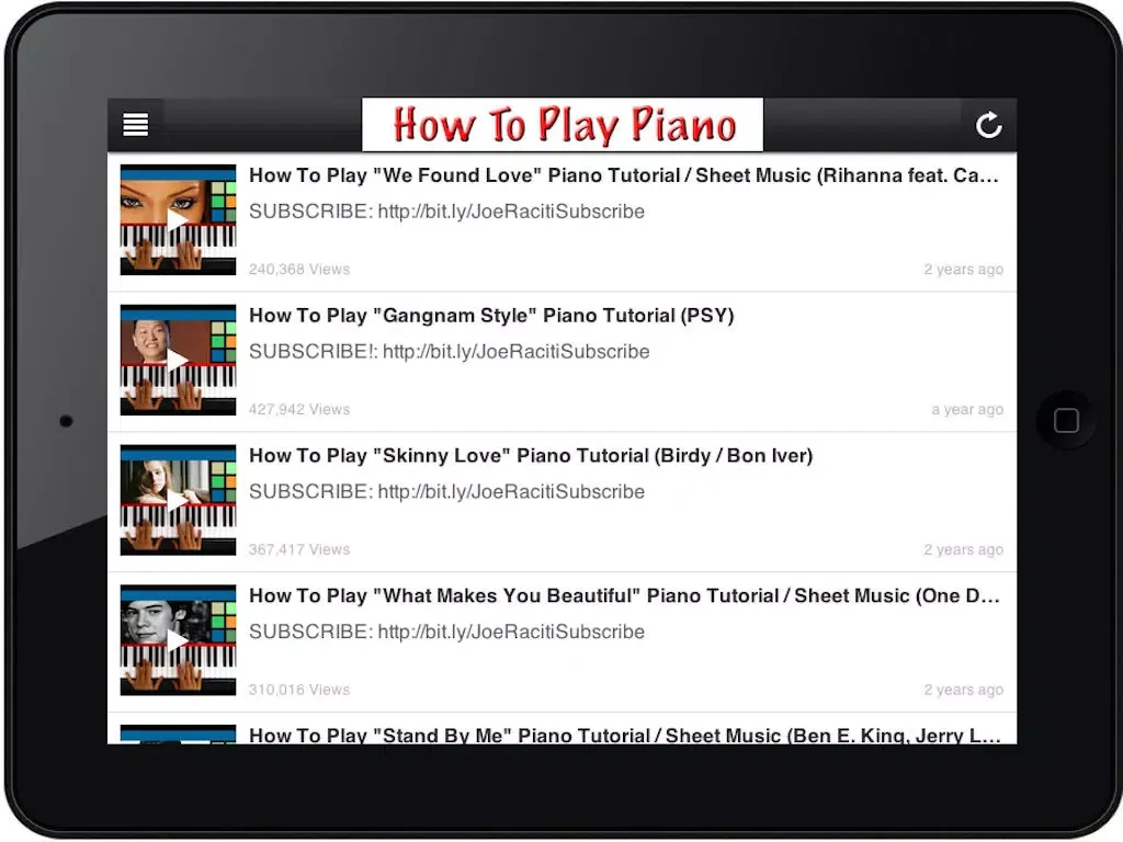 How To Play Piano iPad Screenshots