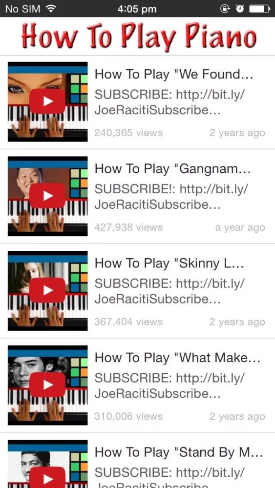 How To Play Piano Screenshots