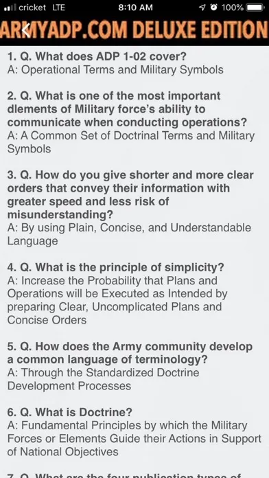Army study guide ArmyADP.com Ekran Görüntüleri