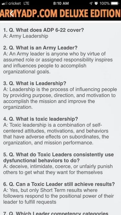 Army study guide ArmyADP.com Ekran Görüntüleri